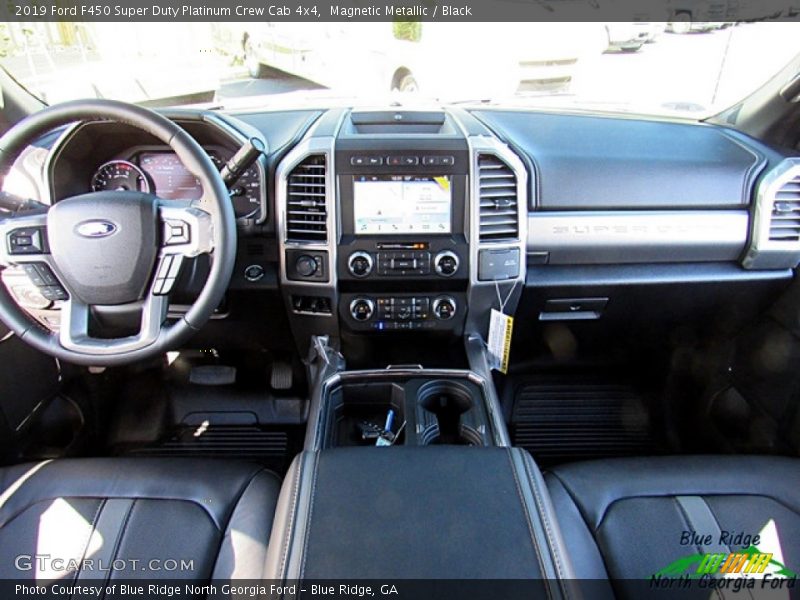 Magnetic Metallic / Black 2019 Ford F450 Super Duty Platinum Crew Cab 4x4