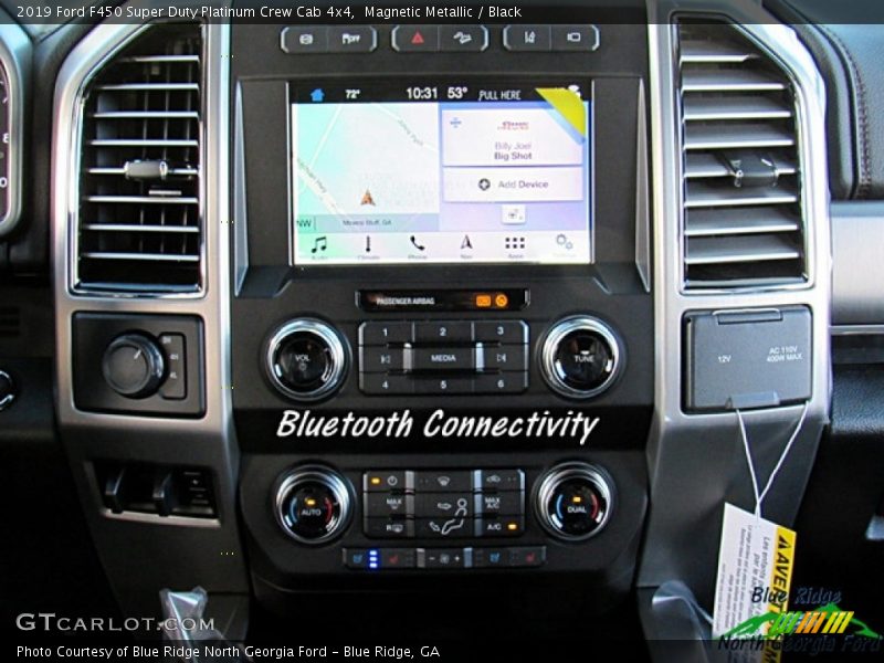 Magnetic Metallic / Black 2019 Ford F450 Super Duty Platinum Crew Cab 4x4