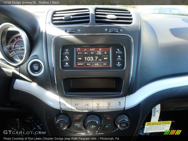 Redline / Black 2018 Dodge Journey SE