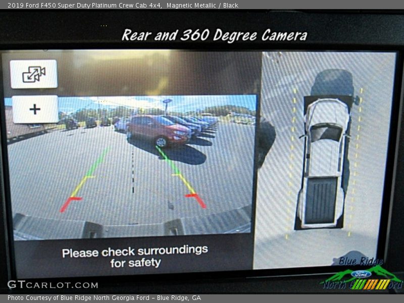 Magnetic Metallic / Black 2019 Ford F450 Super Duty Platinum Crew Cab 4x4
