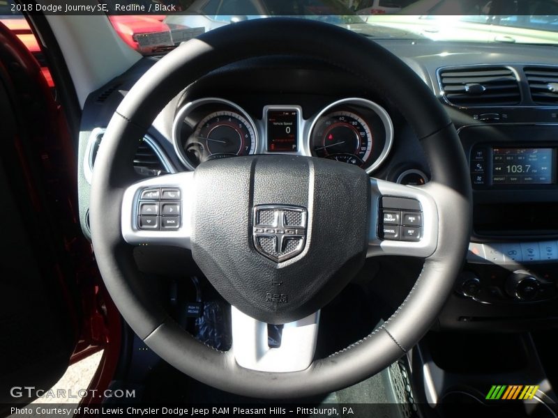 Redline / Black 2018 Dodge Journey SE