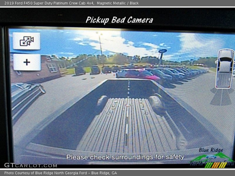 Magnetic Metallic / Black 2019 Ford F450 Super Duty Platinum Crew Cab 4x4