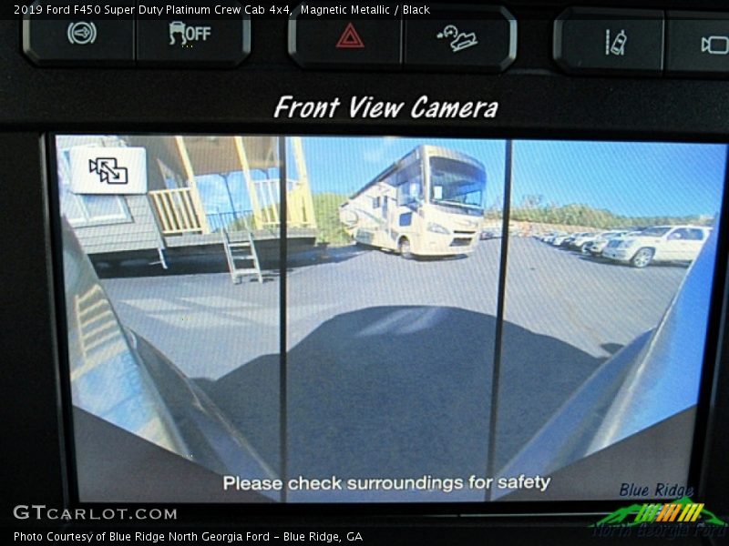 Magnetic Metallic / Black 2019 Ford F450 Super Duty Platinum Crew Cab 4x4
