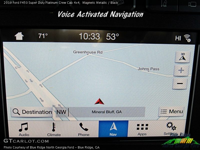 Magnetic Metallic / Black 2019 Ford F450 Super Duty Platinum Crew Cab 4x4