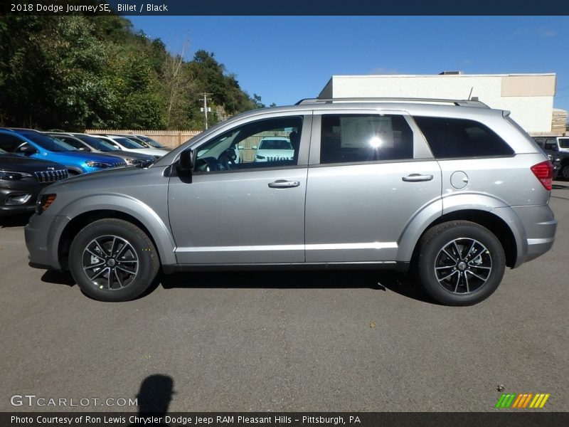Billet / Black 2018 Dodge Journey SE