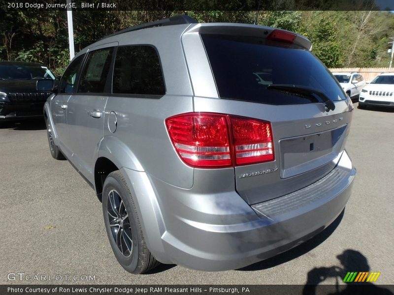 Billet / Black 2018 Dodge Journey SE
