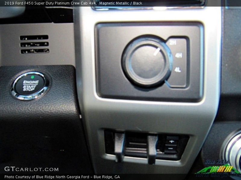Magnetic Metallic / Black 2019 Ford F450 Super Duty Platinum Crew Cab 4x4