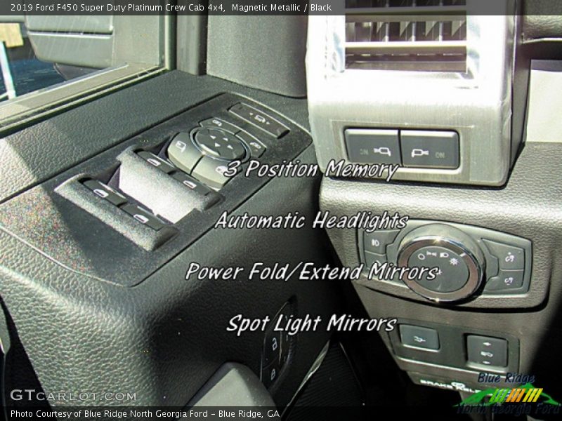 Magnetic Metallic / Black 2019 Ford F450 Super Duty Platinum Crew Cab 4x4