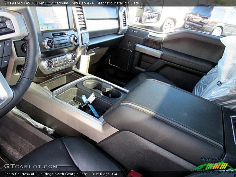 Magnetic Metallic / Black 2019 Ford F450 Super Duty Platinum Crew Cab 4x4