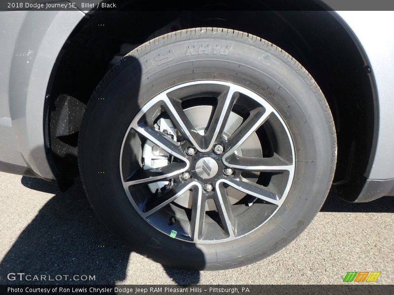 Billet / Black 2018 Dodge Journey SE