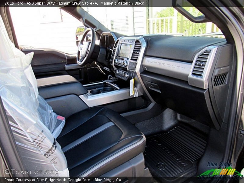 Magnetic Metallic / Black 2019 Ford F450 Super Duty Platinum Crew Cab 4x4