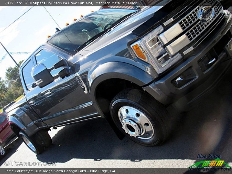 Magnetic Metallic / Black 2019 Ford F450 Super Duty Platinum Crew Cab 4x4