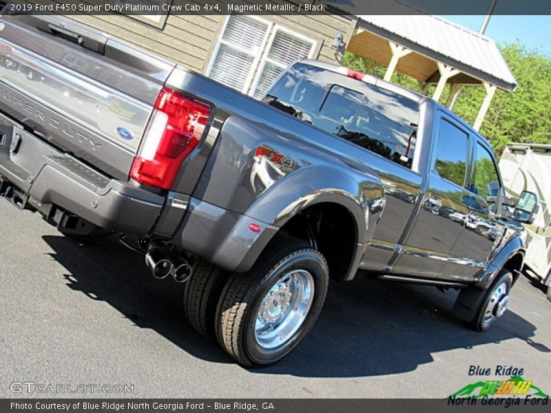 Magnetic Metallic / Black 2019 Ford F450 Super Duty Platinum Crew Cab 4x4