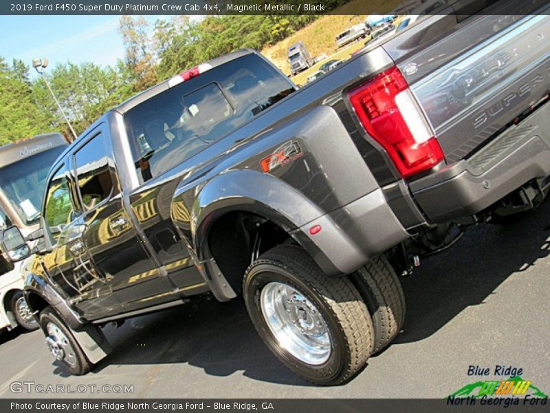 Magnetic Metallic / Black 2019 Ford F450 Super Duty Platinum Crew Cab 4x4