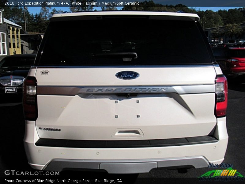 White Platinum / Medium Soft Ceramic 2018 Ford Expedition Platinum 4x4