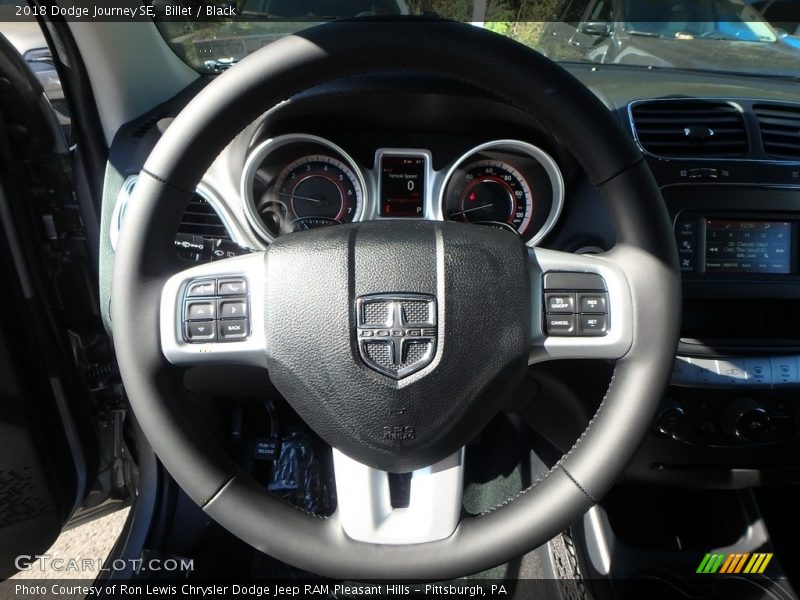 Billet / Black 2018 Dodge Journey SE