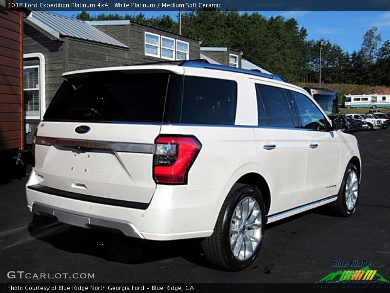 White Platinum / Medium Soft Ceramic 2018 Ford Expedition Platinum 4x4