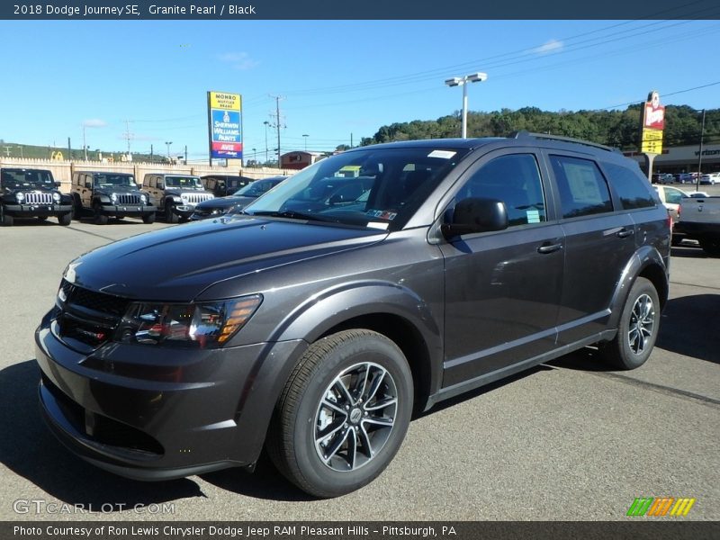 Granite Pearl / Black 2018 Dodge Journey SE