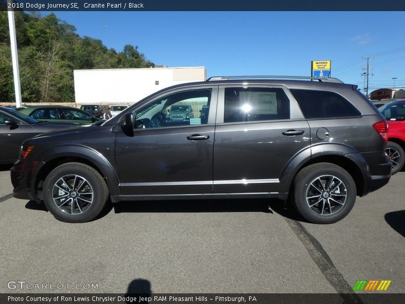 Granite Pearl / Black 2018 Dodge Journey SE