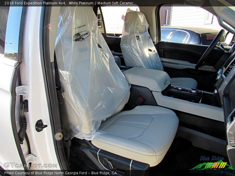 White Platinum / Medium Soft Ceramic 2018 Ford Expedition Platinum 4x4