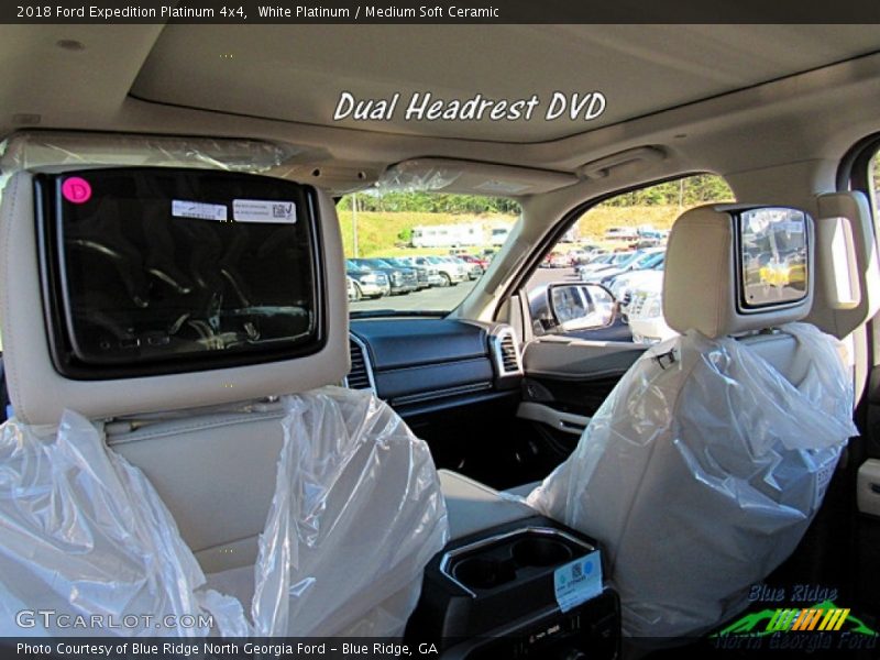 White Platinum / Medium Soft Ceramic 2018 Ford Expedition Platinum 4x4