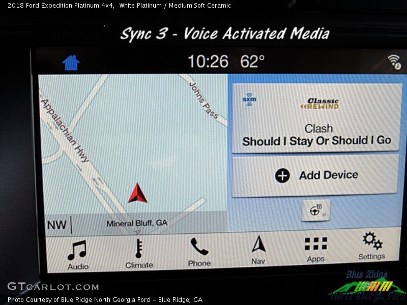 White Platinum / Medium Soft Ceramic 2018 Ford Expedition Platinum 4x4