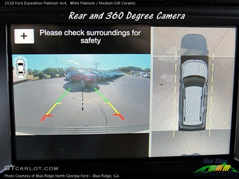 White Platinum / Medium Soft Ceramic 2018 Ford Expedition Platinum 4x4