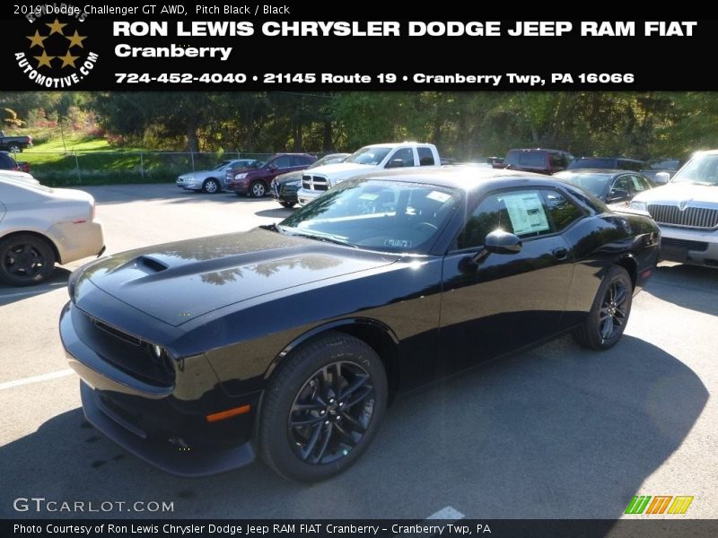 Pitch Black / Black 2019 Dodge Challenger GT AWD