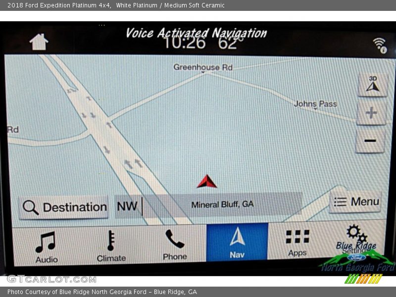 White Platinum / Medium Soft Ceramic 2018 Ford Expedition Platinum 4x4