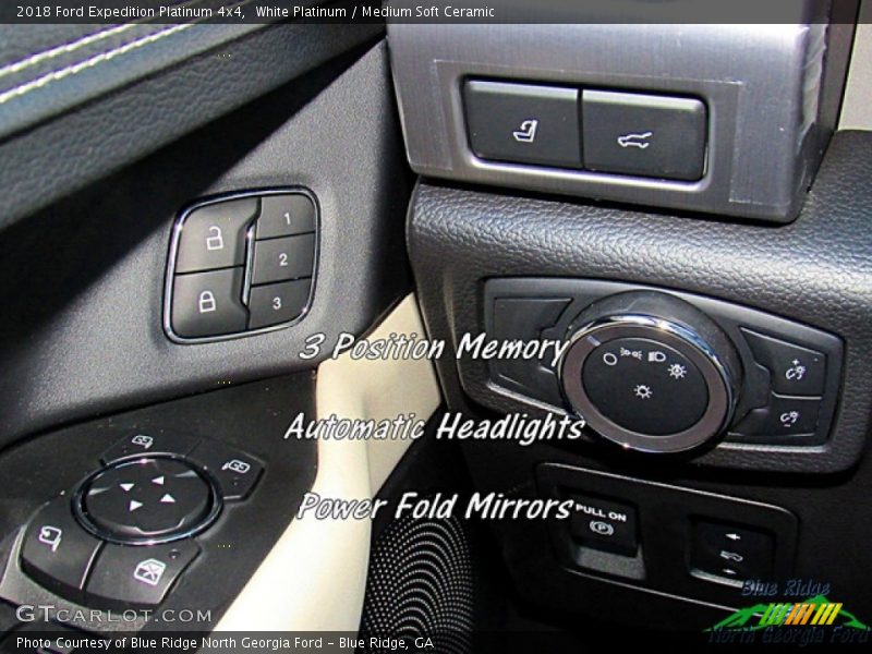 White Platinum / Medium Soft Ceramic 2018 Ford Expedition Platinum 4x4