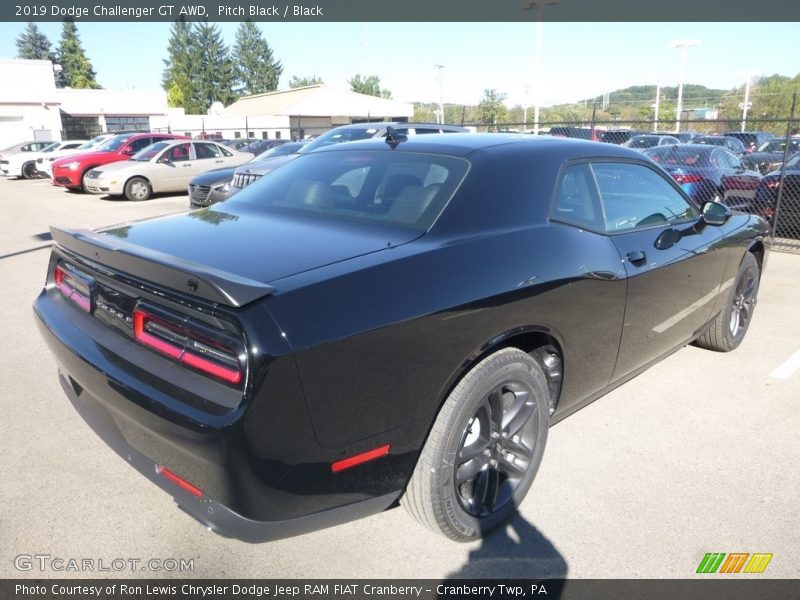 Pitch Black / Black 2019 Dodge Challenger GT AWD