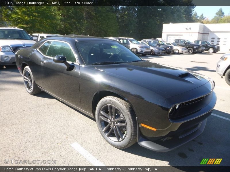 Pitch Black / Black 2019 Dodge Challenger GT AWD