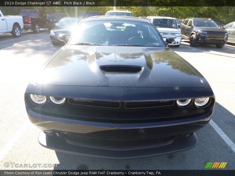 Pitch Black / Black 2019 Dodge Challenger GT AWD