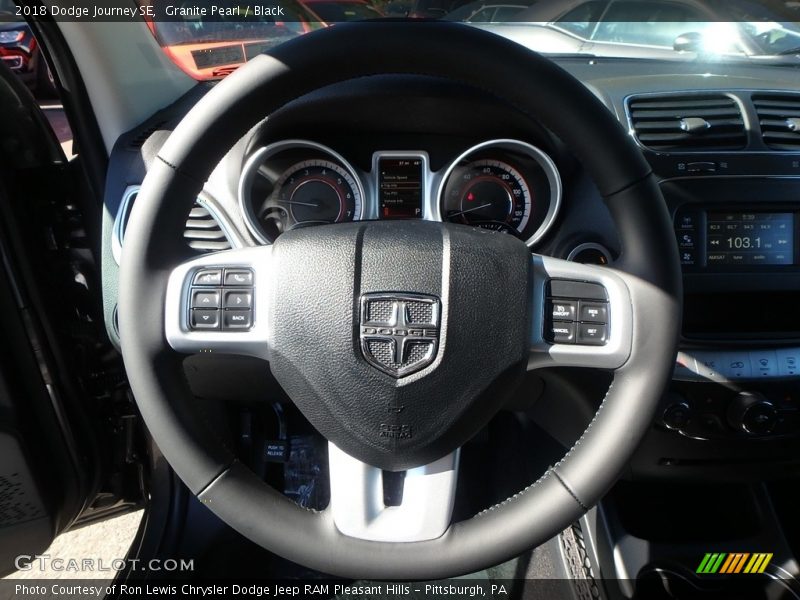 Granite Pearl / Black 2018 Dodge Journey SE