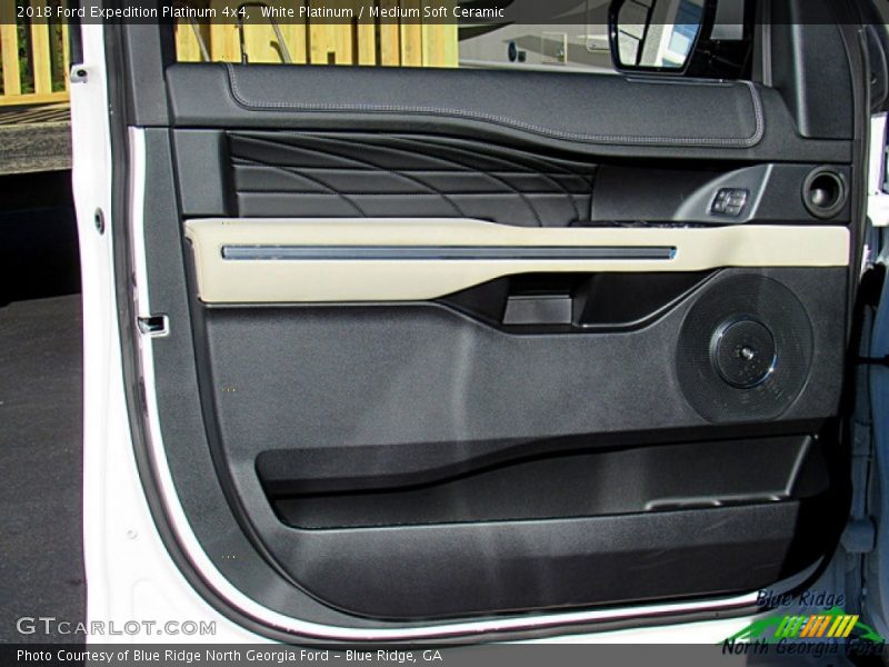 White Platinum / Medium Soft Ceramic 2018 Ford Expedition Platinum 4x4