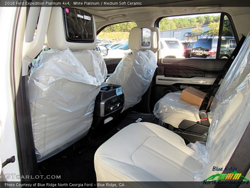 White Platinum / Medium Soft Ceramic 2018 Ford Expedition Platinum 4x4