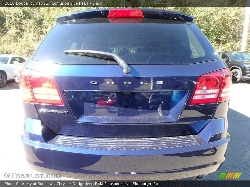 Contusion Blue Pearl / Black 2018 Dodge Journey SE