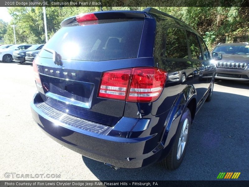 Contusion Blue Pearl / Black 2018 Dodge Journey SE