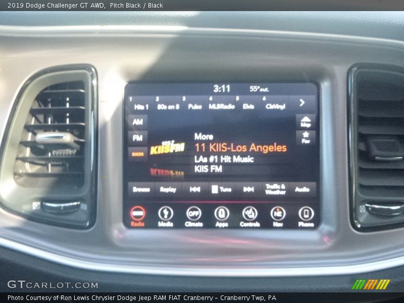 Pitch Black / Black 2019 Dodge Challenger GT AWD