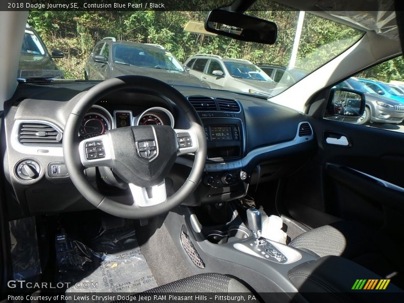 Contusion Blue Pearl / Black 2018 Dodge Journey SE