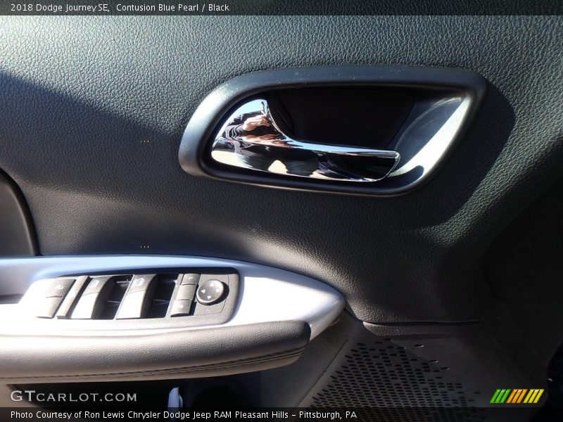 Contusion Blue Pearl / Black 2018 Dodge Journey SE