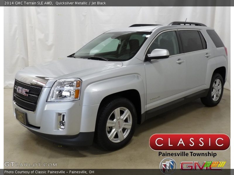Quicksilver Metallic / Jet Black 2014 GMC Terrain SLE AWD