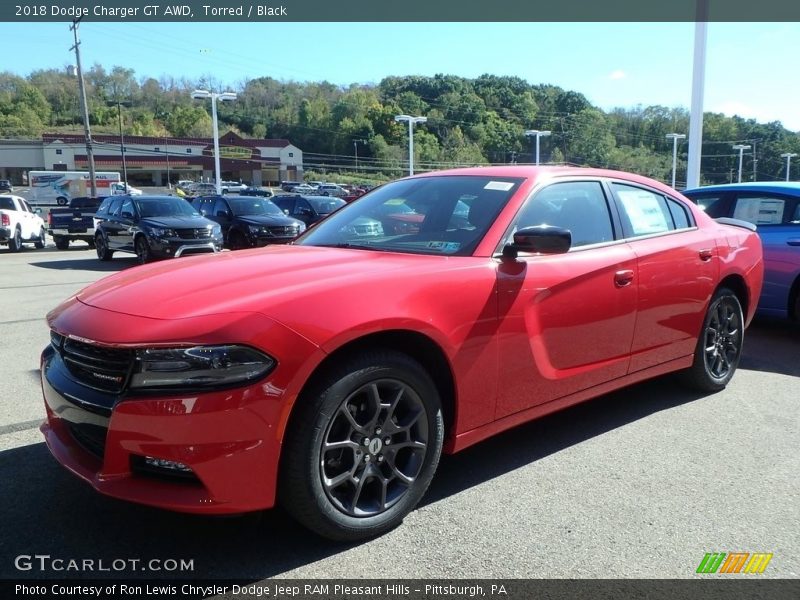Torred / Black 2018 Dodge Charger GT AWD