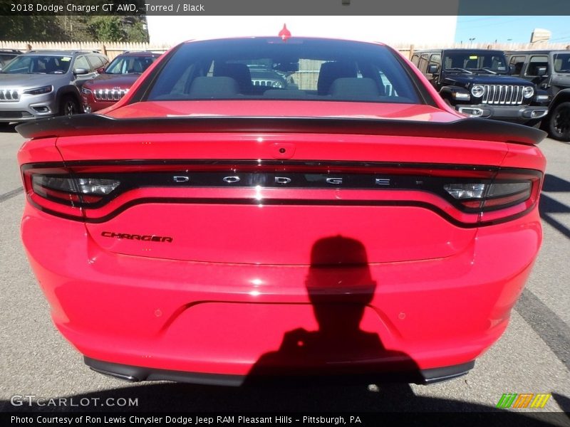 Torred / Black 2018 Dodge Charger GT AWD