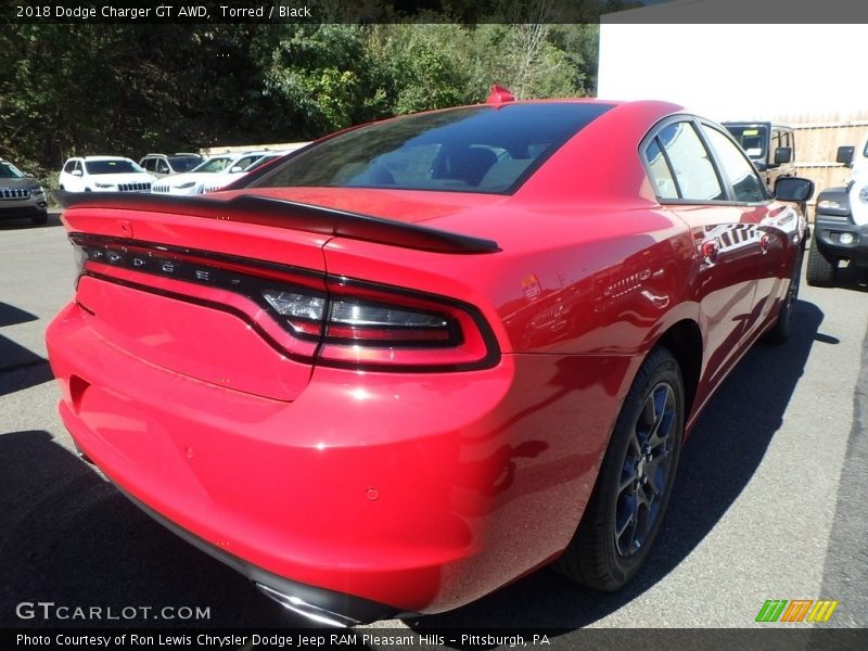 Torred / Black 2018 Dodge Charger GT AWD