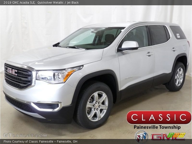 Quicksilver Metallic / Jet Black 2019 GMC Acadia SLE