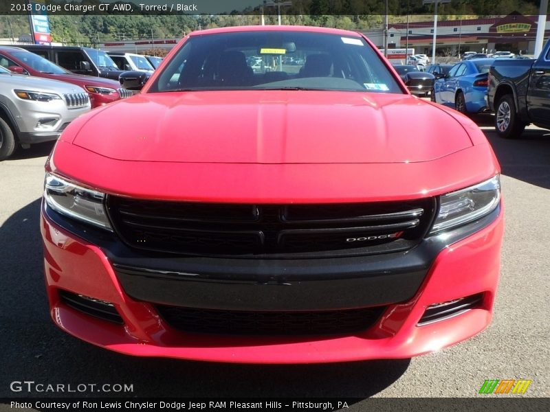 Torred / Black 2018 Dodge Charger GT AWD
