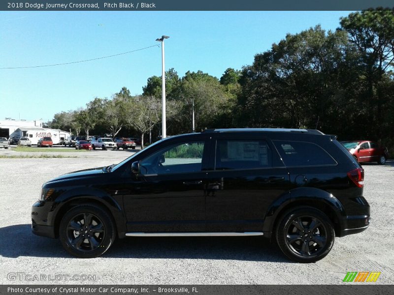 Pitch Black / Black 2018 Dodge Journey Crossroad