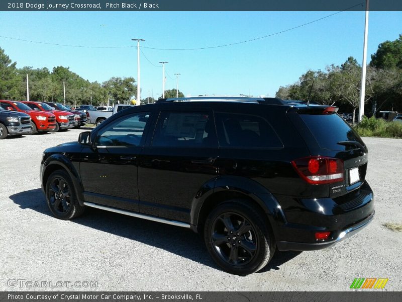 Pitch Black / Black 2018 Dodge Journey Crossroad