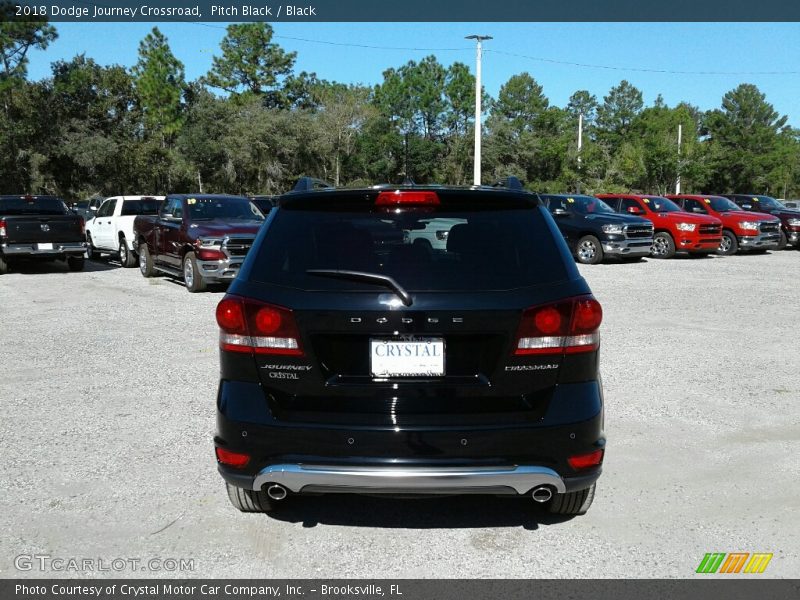 Pitch Black / Black 2018 Dodge Journey Crossroad